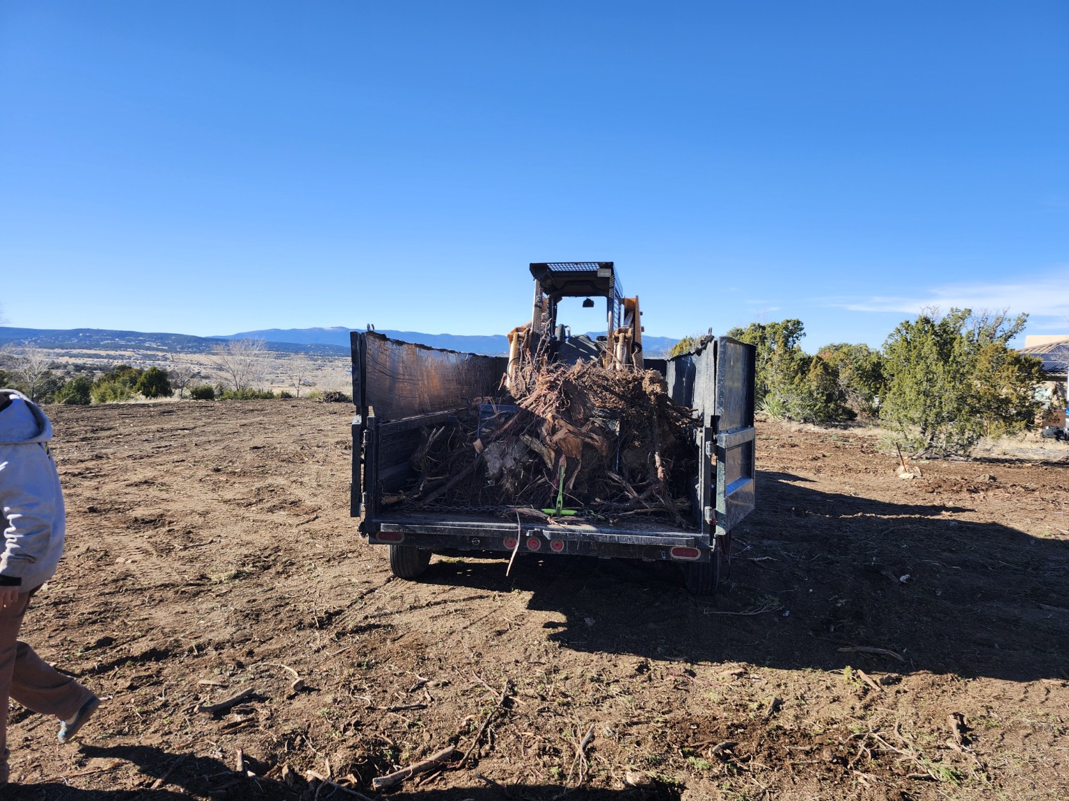 Grapple cleanup work